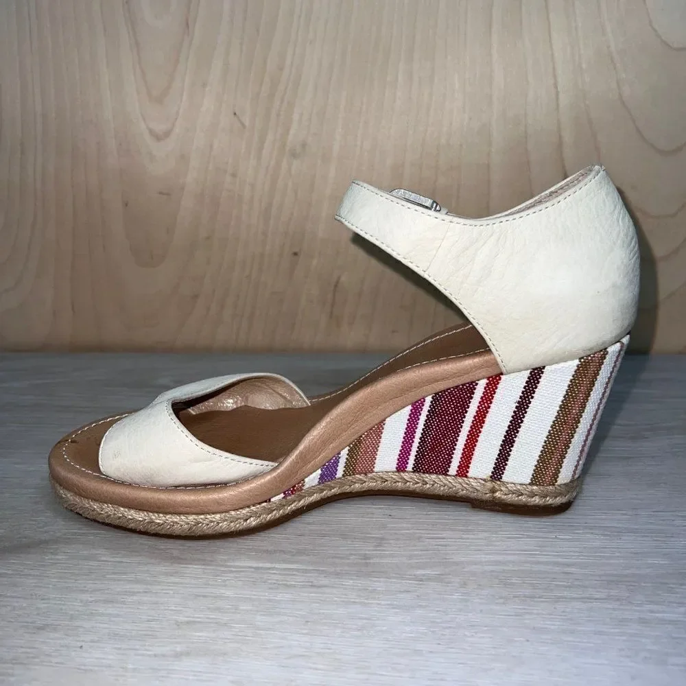 UGG Australia‎ Atasha Wedge Cream Nubuck 1003405 Women's 9